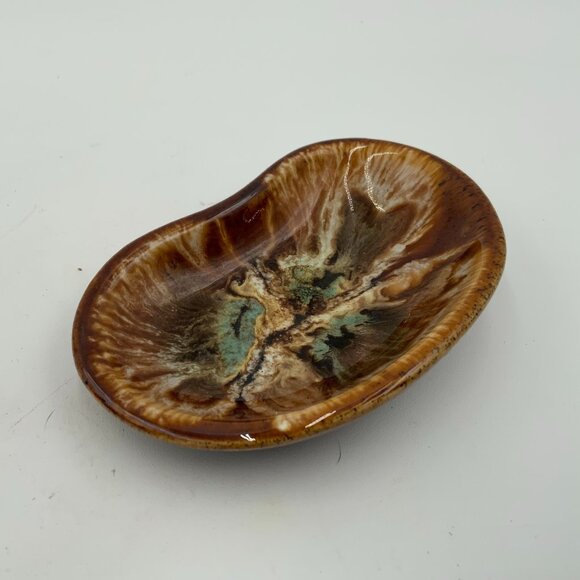 Vintage MCM Canadian Pottery Trinket Dish Bay of Fundy New Brunswick - Picture 4 of 5